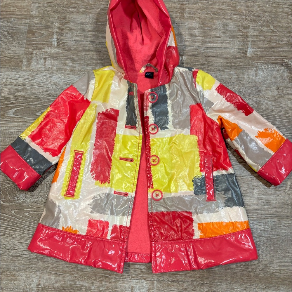 Baby Gap Modern Art Raincoat Size 18-24 months